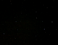 Saturn in western Leo on 14th January 2007. Click on the image for a full-size photo.