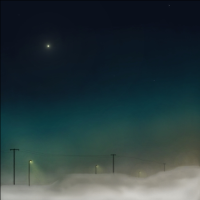 Venus in the evening sky over Brzezno, Poland, sketched by Krzysztof Rajda in January 2009. Click for a larger version (Image: Krzysztof Rajda/ASOD)