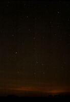 Photograph of the constellations Virgo and Corvus. Click for full-size picture, 146 KB